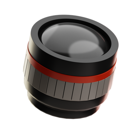 Objet d'objectif de caméra  3D Icon