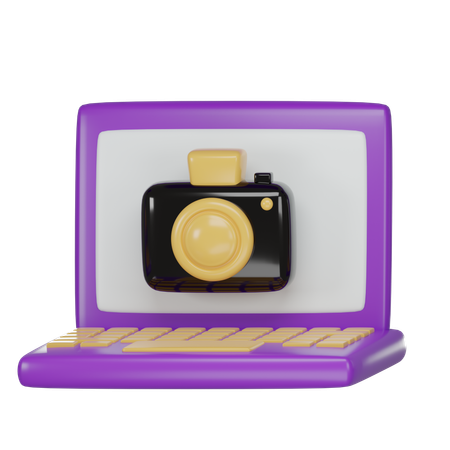 Caméra pour ordinateur portable  3D Icon