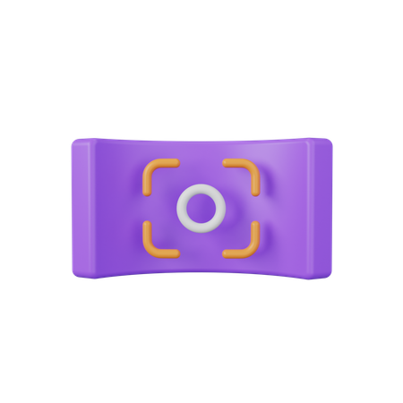 Câmera panorâmica  3D Icon