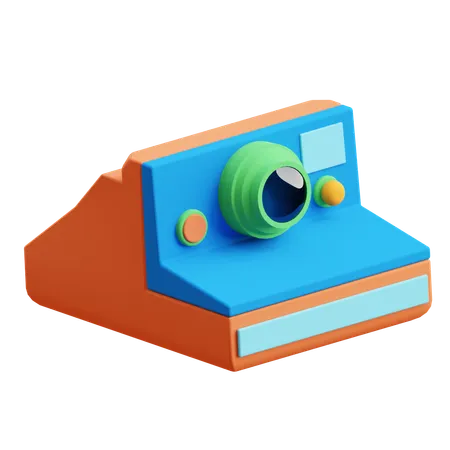 Câmera Polaroid  3D Icon