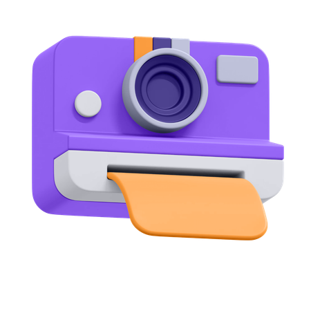 Câmera Polaroid  3D Icon
