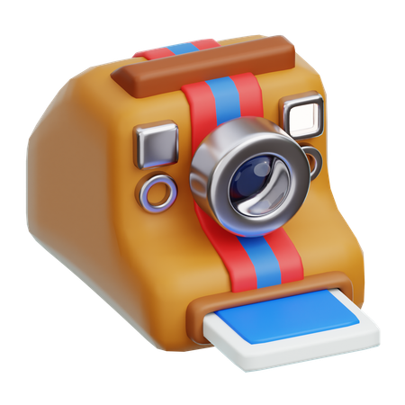 Câmera Polaroid  3D Icon