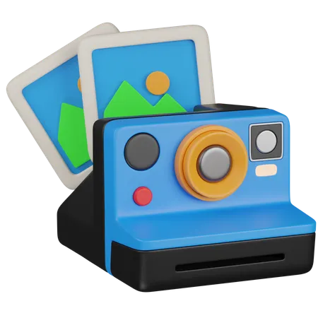 Câmera Polaroid  3D Icon