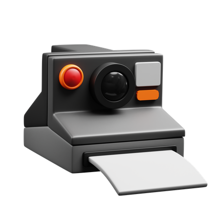 Câmera Polaroid  3D Icon