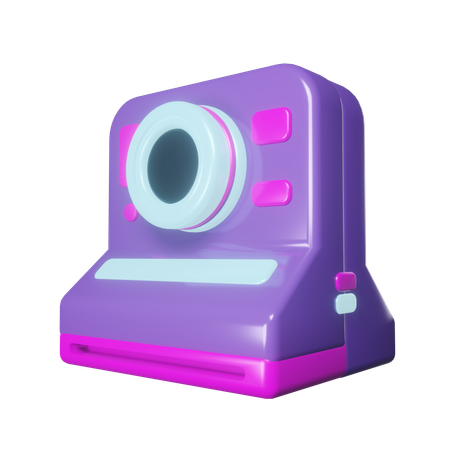 Câmera Polaroid  3D Icon