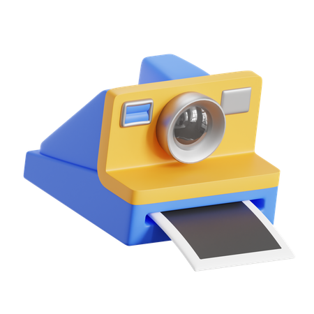 Câmera Polaroid  3D Icon