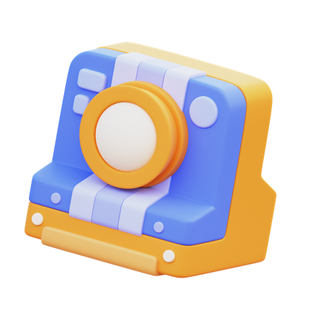 Câmera Polaroid  3D Icon