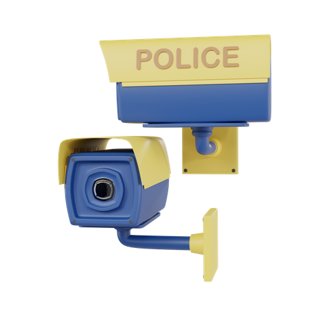 Câmera policial  3D Icon