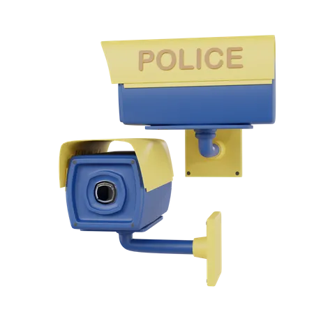 Câmera policial  3D Icon