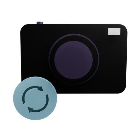 Camera Reload  3D Icon