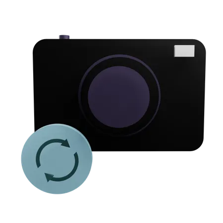 Camera Reload  3D Icon