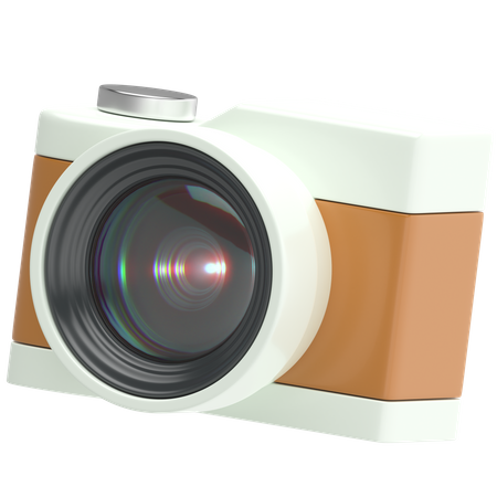 Câmera retrô  3D Icon