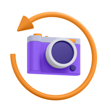 Rotation de la caméra  3D Icon