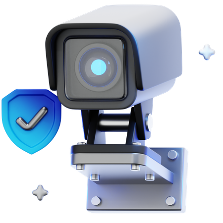 Camera Security  3D Icon