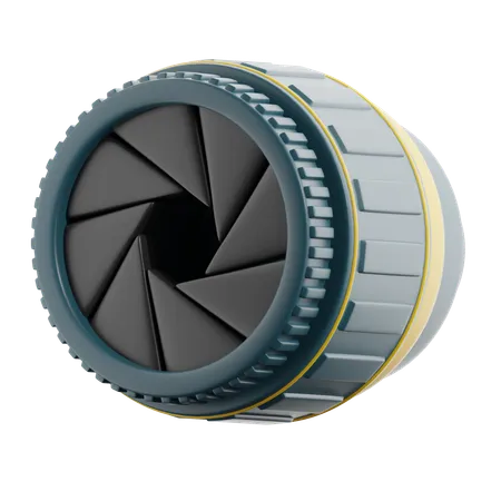 Camera Shutter  3D Icon