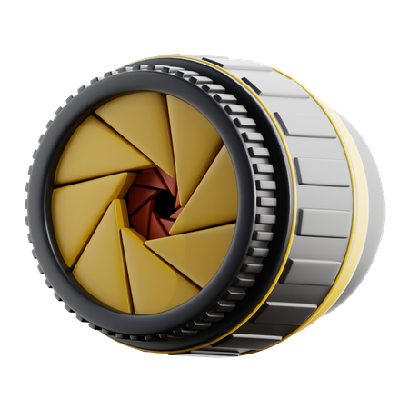 Camera Shutter  3D Icon