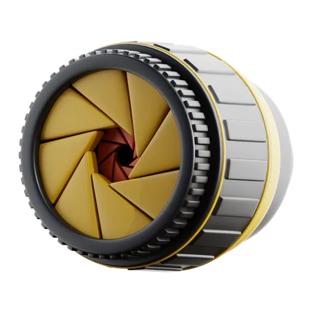 Camera Shutter  3D Icon