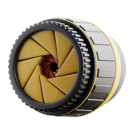 Camera Shutter  3D Icon