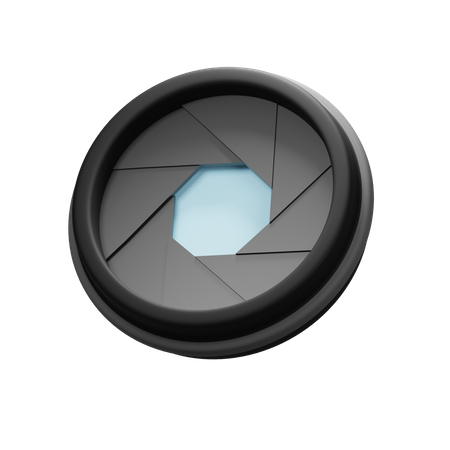 Camera Shutter 3D Icon