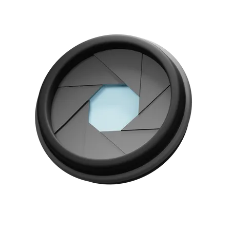 Camera Shutter 3D Icon