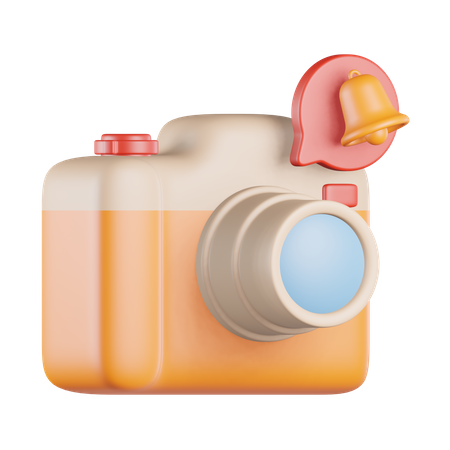 Camera Signal Notification  3D Icon