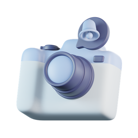 Camera Signal Notification  3D Icon