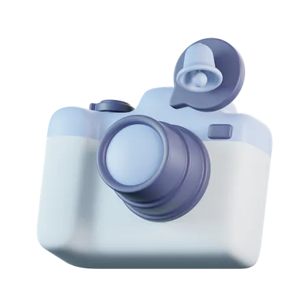 Camera Signal Notification  3D Icon