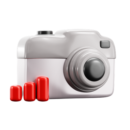 Camera Signal Notification  3D Icon