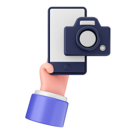 Camera Smartphone  3D Icon