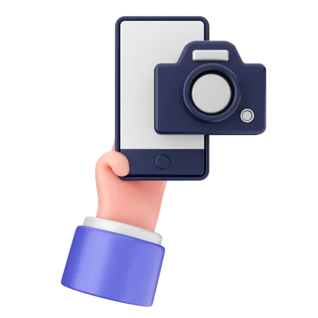 Camera Smartphone  3D Icon