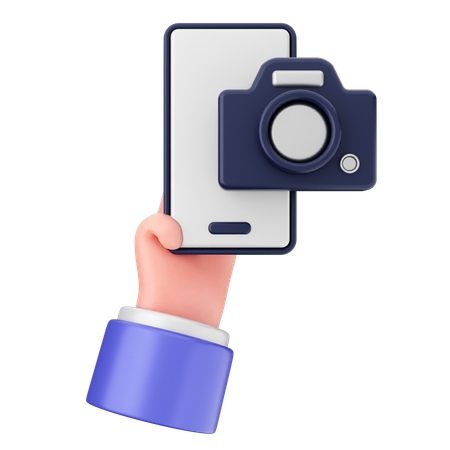 Camera Smartphone  3D Icon