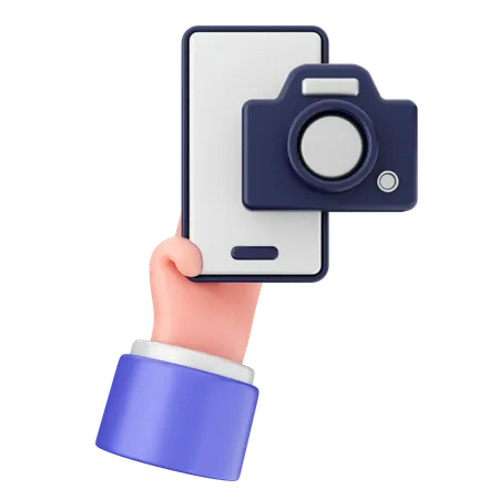 Camera Smartphone  3D Icon