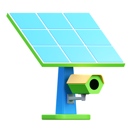 Câmera solar  3D Icon