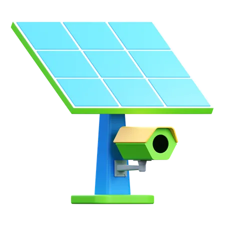 Câmera solar  3D Icon