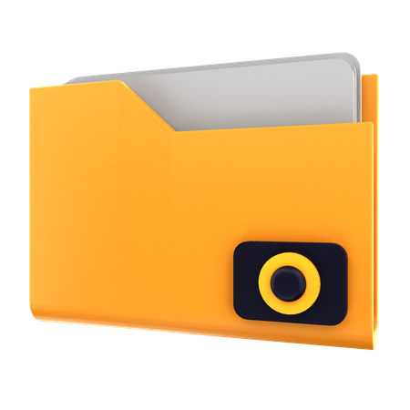 Camera Storage  3D Icon