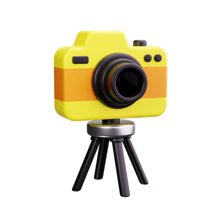 Camera Tripod  3D Icon