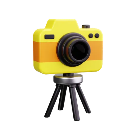 Camera Tripod  3D Icon