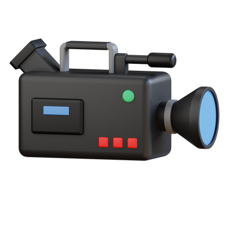 Caméra vidéo  3D Icon