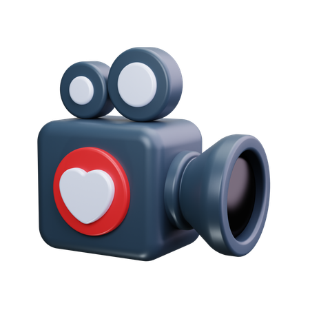 Caméra vidéo  3D Icon