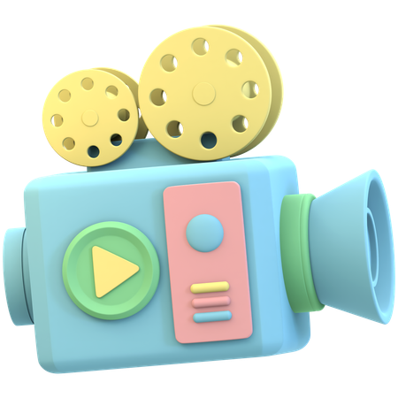 Caméra vidéo  3D Icon