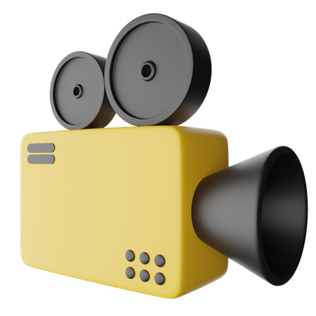 Caméra vidéo  3D Icon