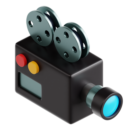 Camera Video  3D Icon