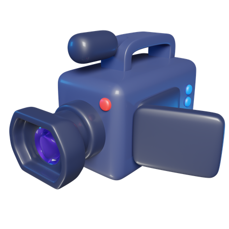 Camera Video  3D Icon