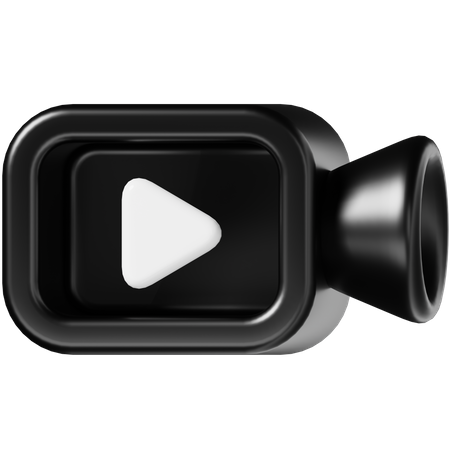 Camera Video  3D Icon