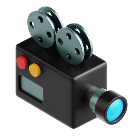 Camera Video  3D Icon