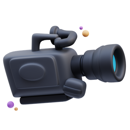Caméra vidéo  3D Icon