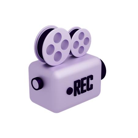 Caméra vidéo  3D Icon