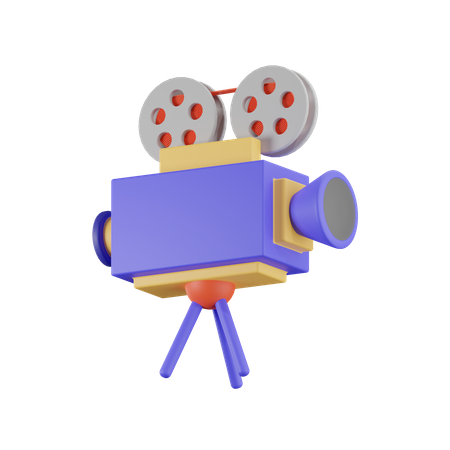 Caméra vidéo  3D Icon