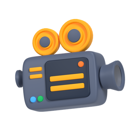 Caméra vidéo  3D Icon