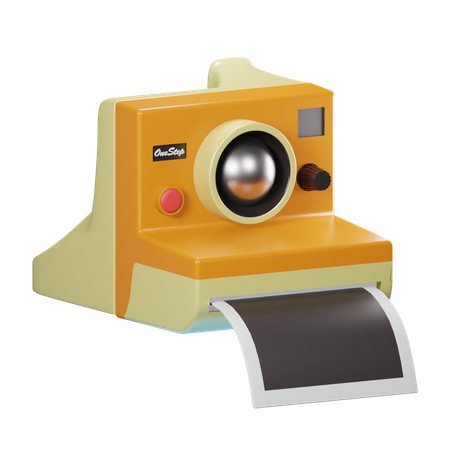 Câmera antiga  3D Icon